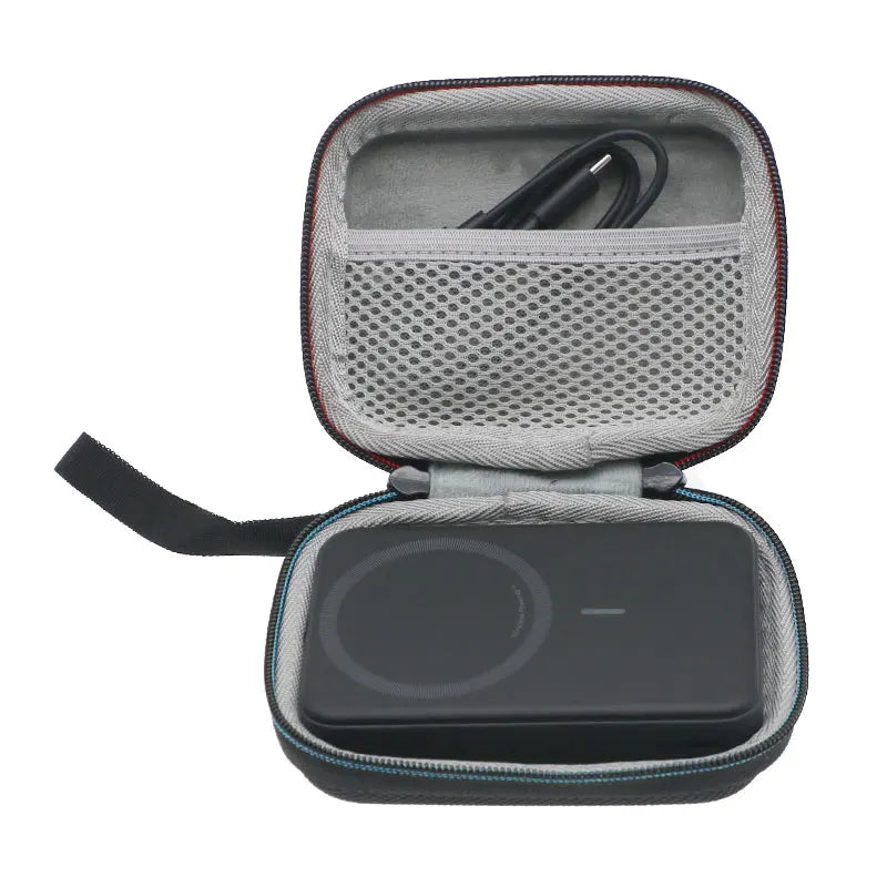 IVBX Travel Protect Pouch Hard Portable Cases for Anker Maggo Power Bank 10000Mah 15W Magnetic Wireless Portable Charger Bag