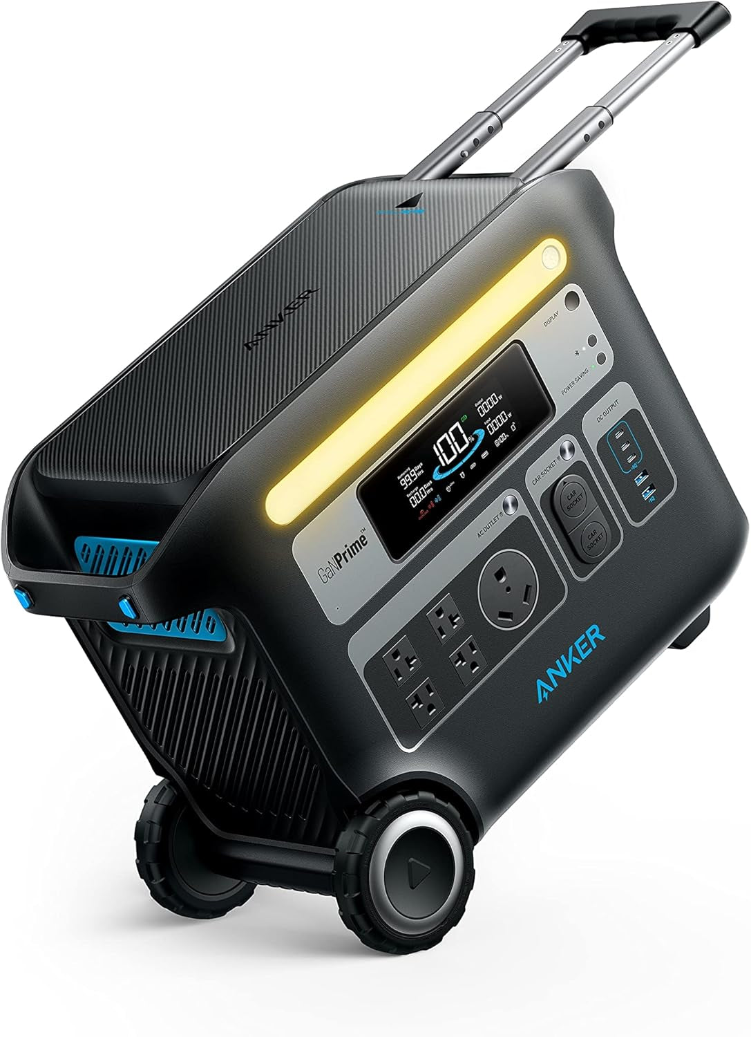 SOLIX F2000 Portable Power Station, Powerhouse 767, 2400W Solar Generator, Ganprime Battery Generators for Home Use, Lifepo4 Power Station for Outdoor Camping, and Rvs (Solar Panel Optional)