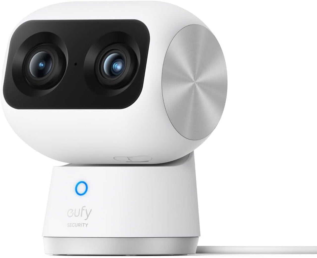 Security Indoor Cam S350, Dual Cameras, 4K UHD Resolution Security Camera with 8× Zoom and 360° PTZ