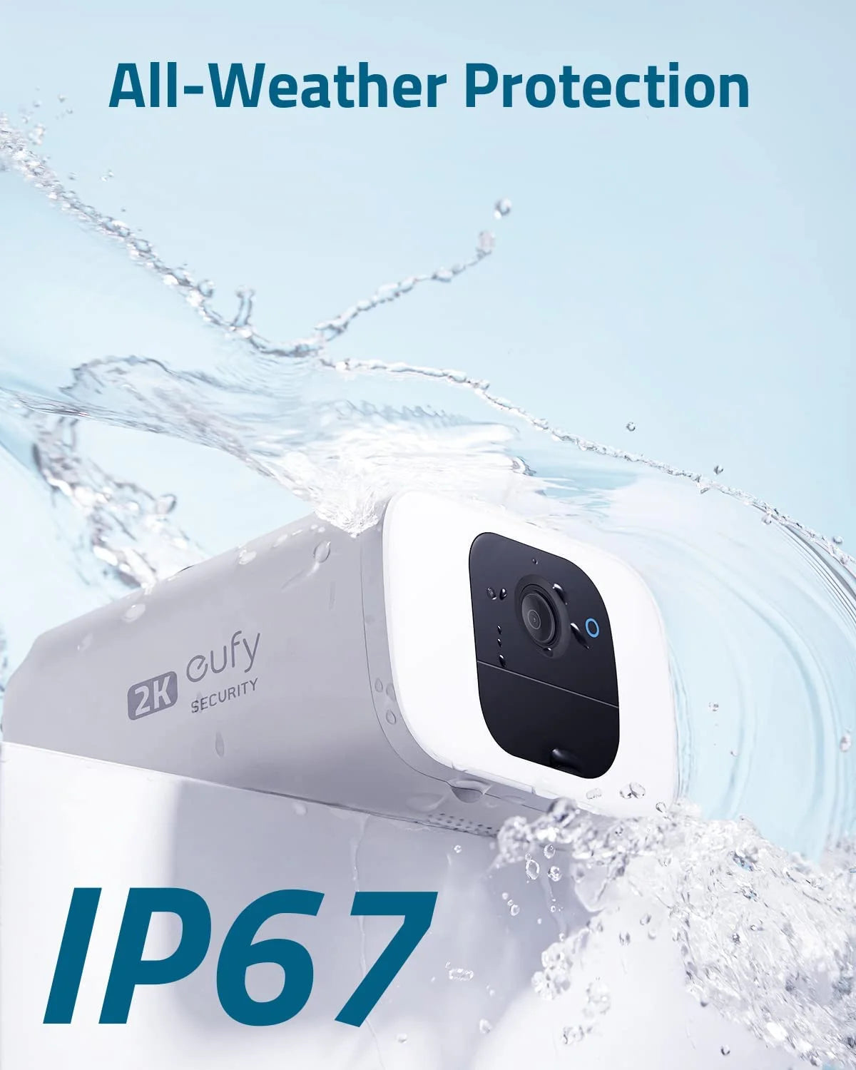 Solocam S230 Solar Security Camera S40, 4K UHD, 4-Cam Kit, White, 4-Pack