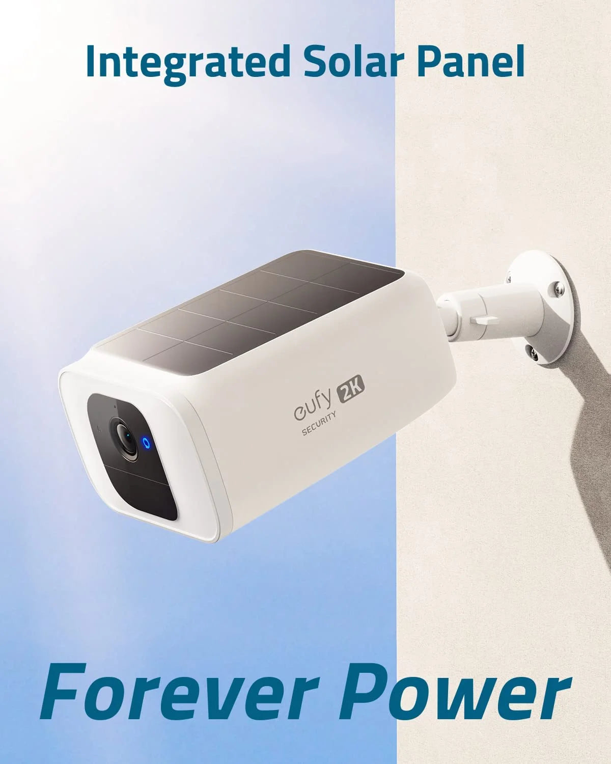 Solocam S230 Solar Security Camera S40, 4K UHD, 4-Cam Kit, White, 4-Pack