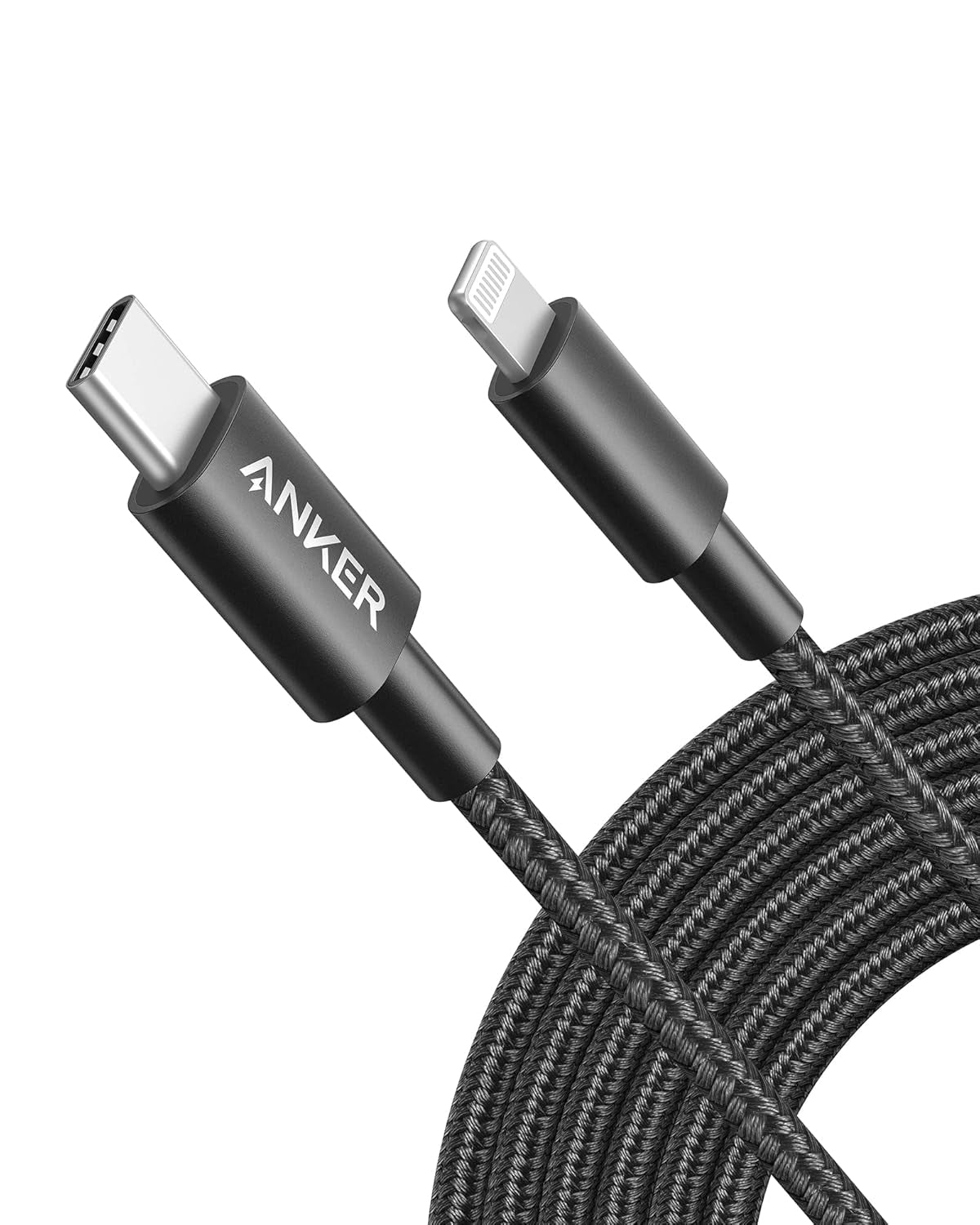 New Nylon USB C to Lightning Cable, Apple Mfi Certified for Iphone 14 Series, and More (10Ft,Black)