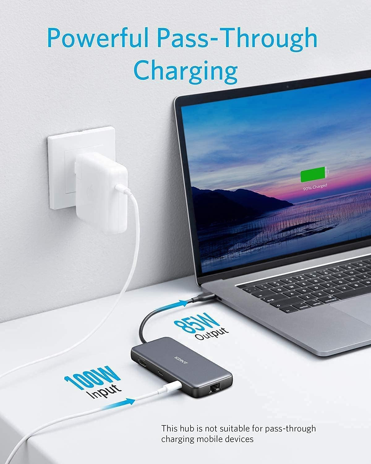 555 USB-C Hub (8-In-1) with USB-C to Displayport Adapter