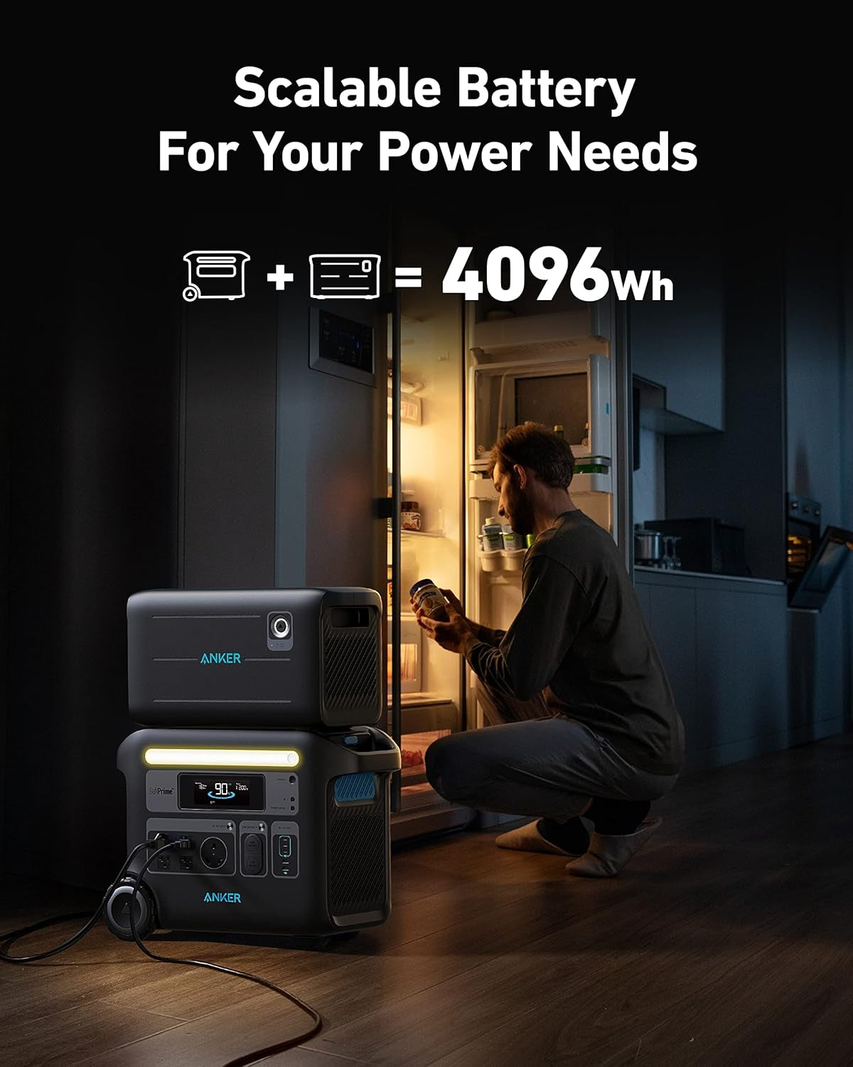 SOLIX F2000 Portable Power Station, Powerhouse 767, 2400W Solar Generator, Ganprime Battery Generators for Home Use, Lifepo4 Power Station for Outdoor Camping, and Rvs (Solar Panel Optional)