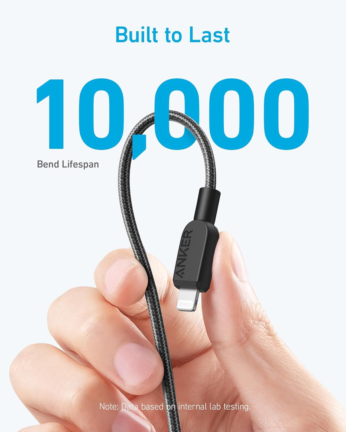 310 USB C to Lightning Cable(6Ft,2Pack, Black), Mfi Certified for Iphone 14 Series, and More(Charger Not Included)