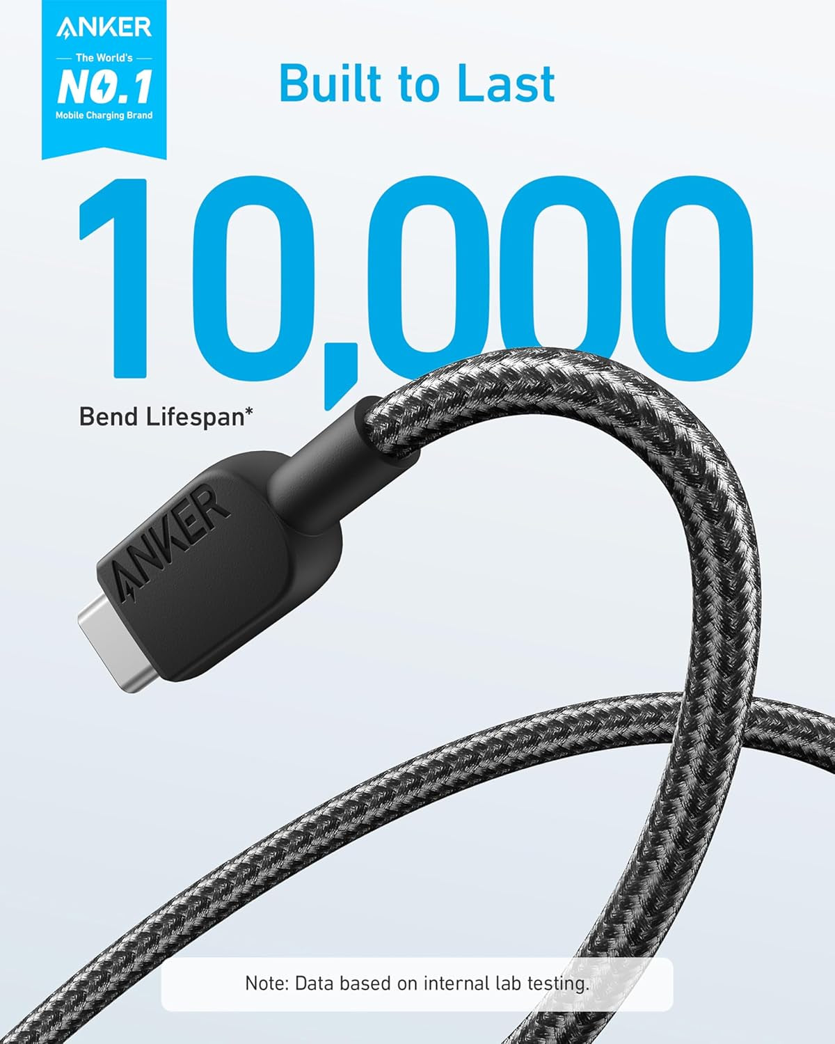 USB a to USB C Cable, Charger Cord (2 Pack, 6FT), for Iphone 17 Series,Samsung Galaxy Note 10/S10+ S10, LG V30 (Black)
